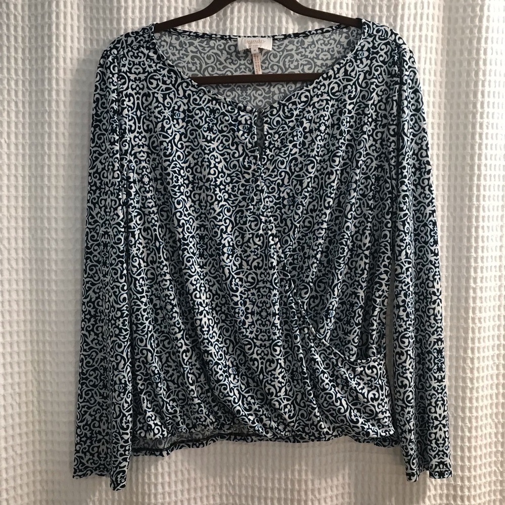 Laundry by Shelli Segal blouse EUC